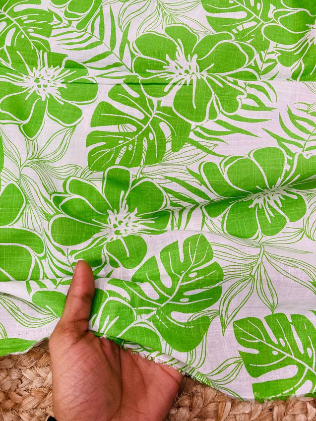 Cut Piece SALE- Premium Pure Designer COTTON PRINTED FABRICS IN SALE - Cut SIZE 3 Meter