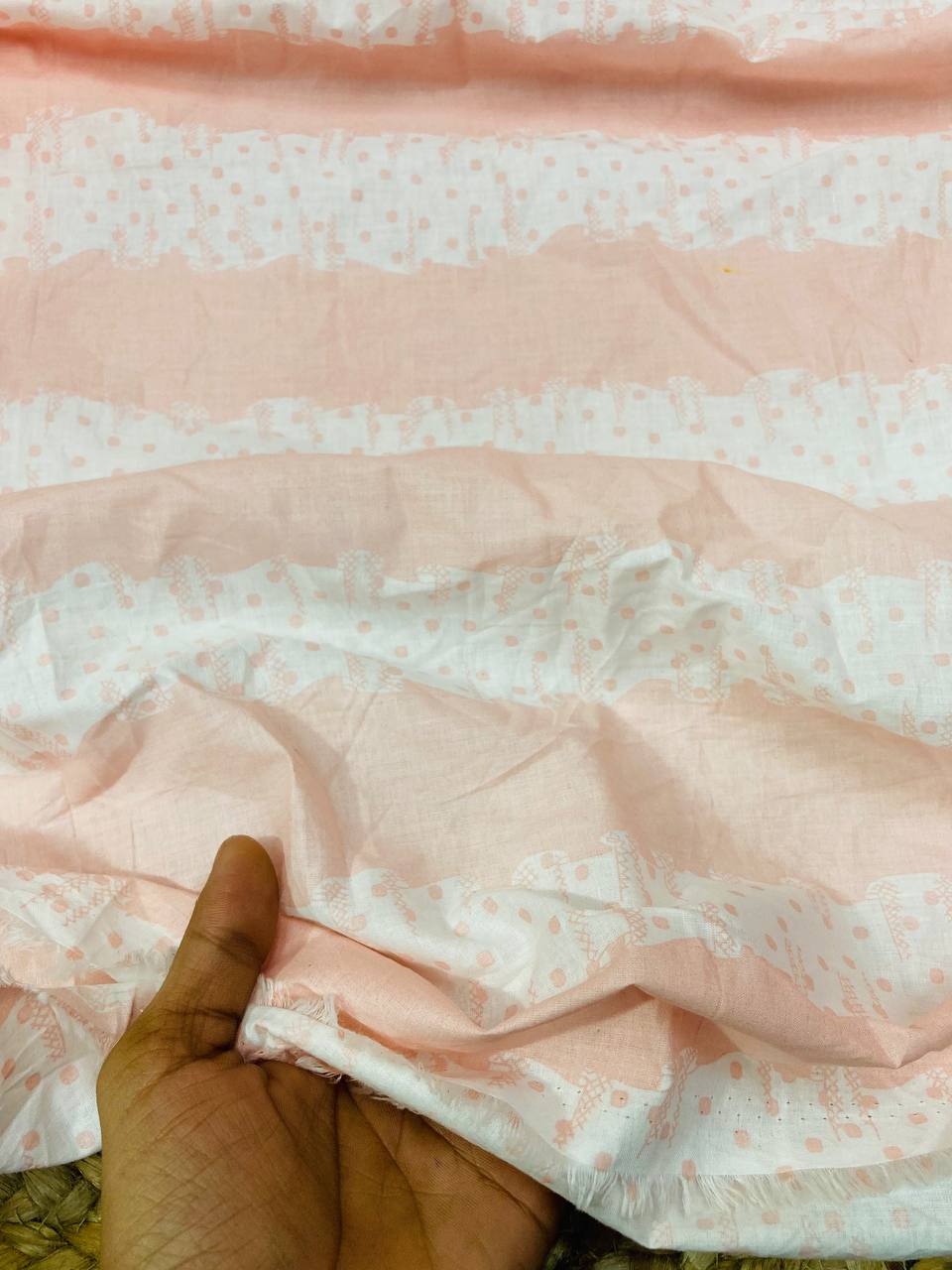 Cut Piece SALE- Premium Pure Designer COTTON PRINTED FABRICS IN SALE - Cut SIZE 5.80 Meter