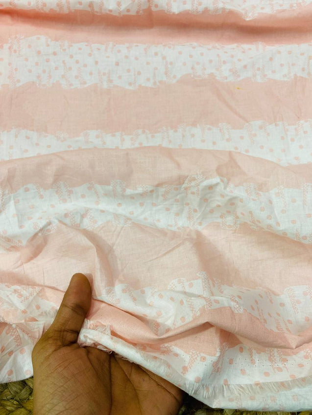 Cut Piece SALE- Premium Pure Designer COTTON PRINTED FABRICS IN SALE - Cut SIZE 5.80 Meter