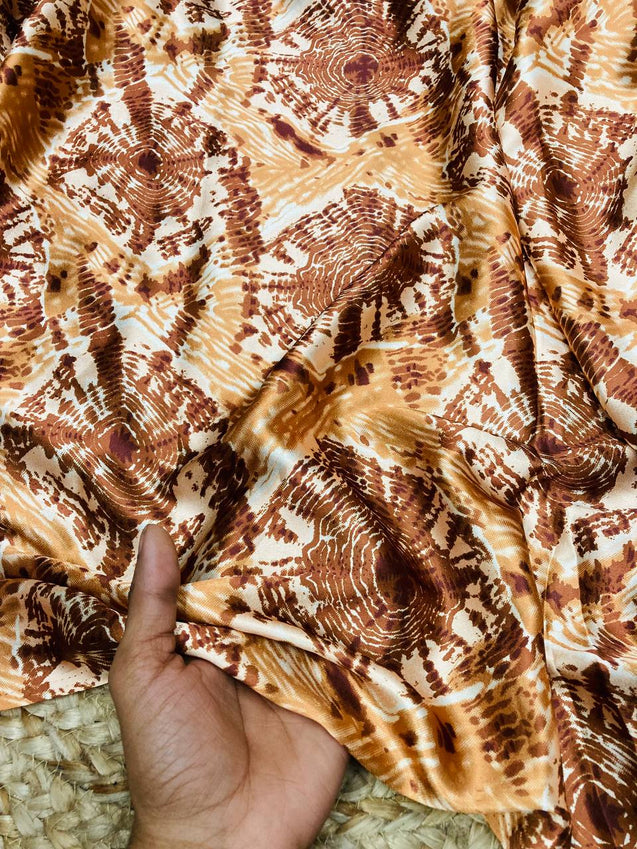 Most Premium Satin PRINTED FABRIC