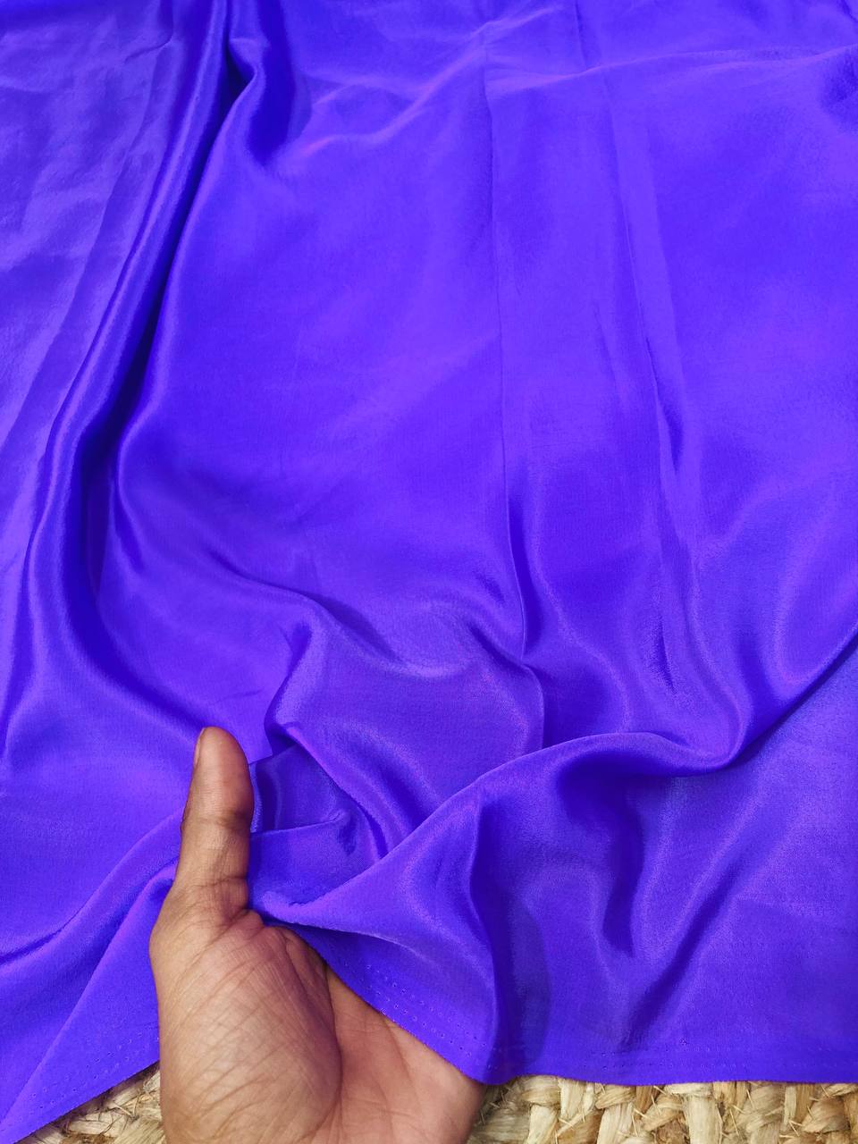 Premium Pure Natural CREPE FABRIC