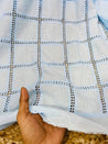 Most Premium Pure Cotton FABRIC With Fine 3D Dori Embroidery (Big WIDTH!!)