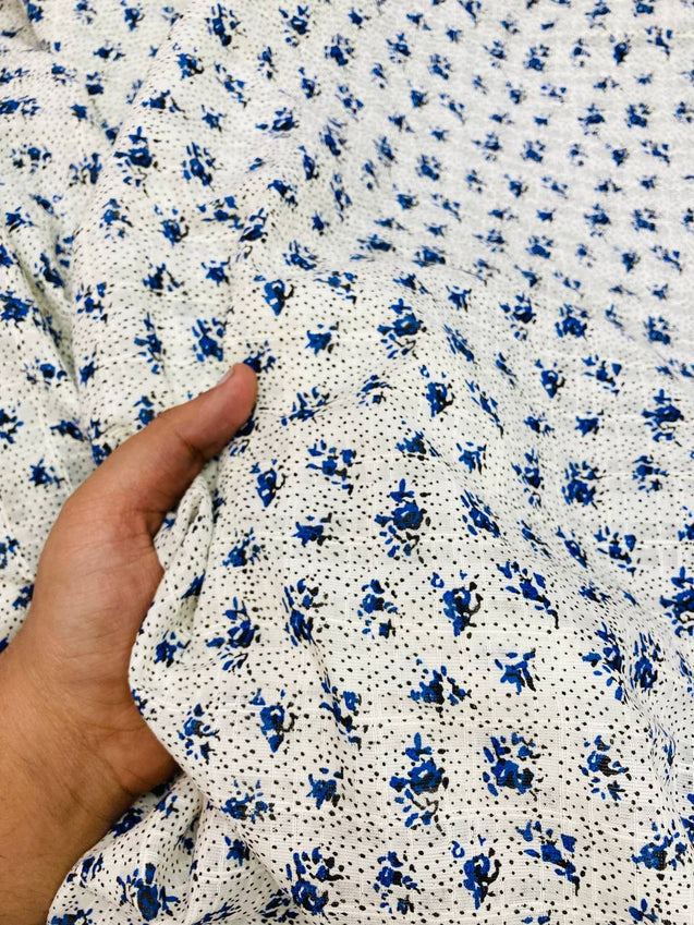 Most Premium Pure Dobby Cotton Printed Fabric (Big WIDTH!!)