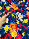 Most Premium Pure Chinon Silk Printed Fabric (Big WIDTH!!)