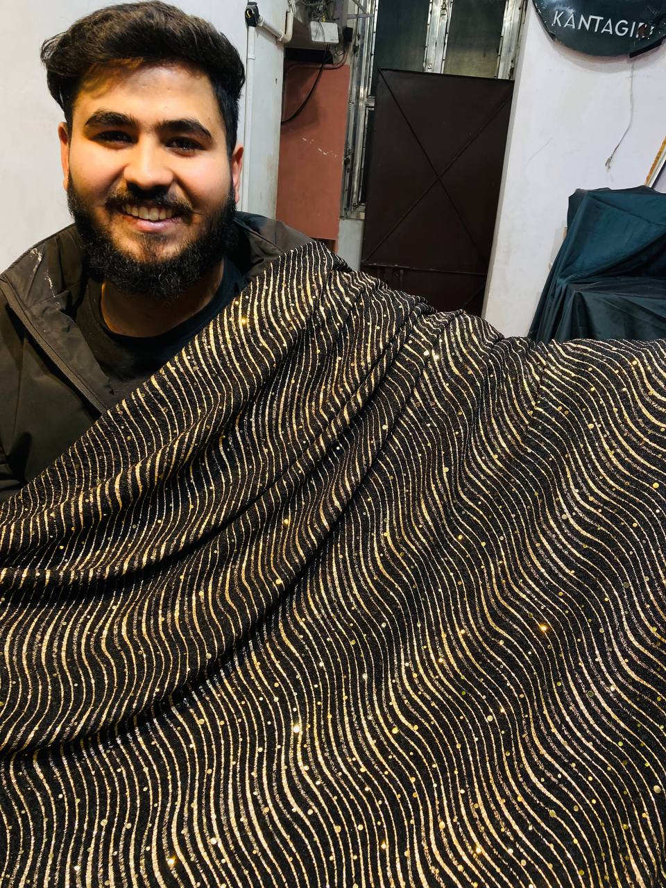 Most Premium Imported Super Quality Of ZARA LYCRA FABRIC With Fine Print (Big WIDTH!!)