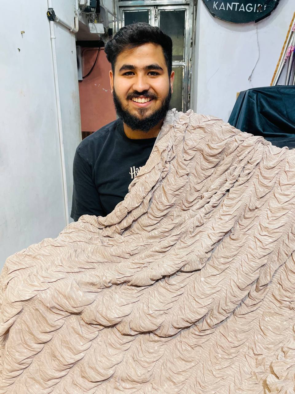 Most Premium Imported Crushed FABRIC (Big WIDTH!!)