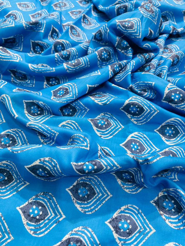 (Cut Piece SALE Fabric) Premium PRINTED FABRICS (Cut SIZE: 4  Meter)