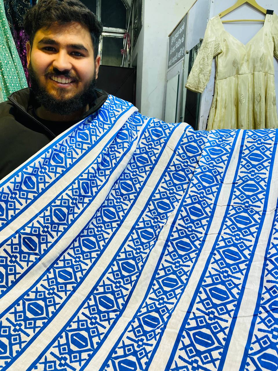 Most Premium Super Export Quality Of Pure Mul Cotton FABRIC - Printed