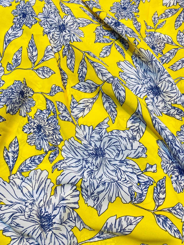 Most Premium Super Export Quality Of Pure Georgette FABRIC - Printed (Big WIDTH!!)