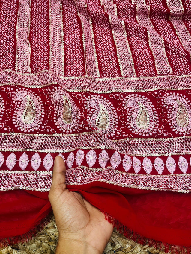 Cut Piece SALE- Premium Designer FABRICS IN SALE - Cut SIZE 0.50 Meter