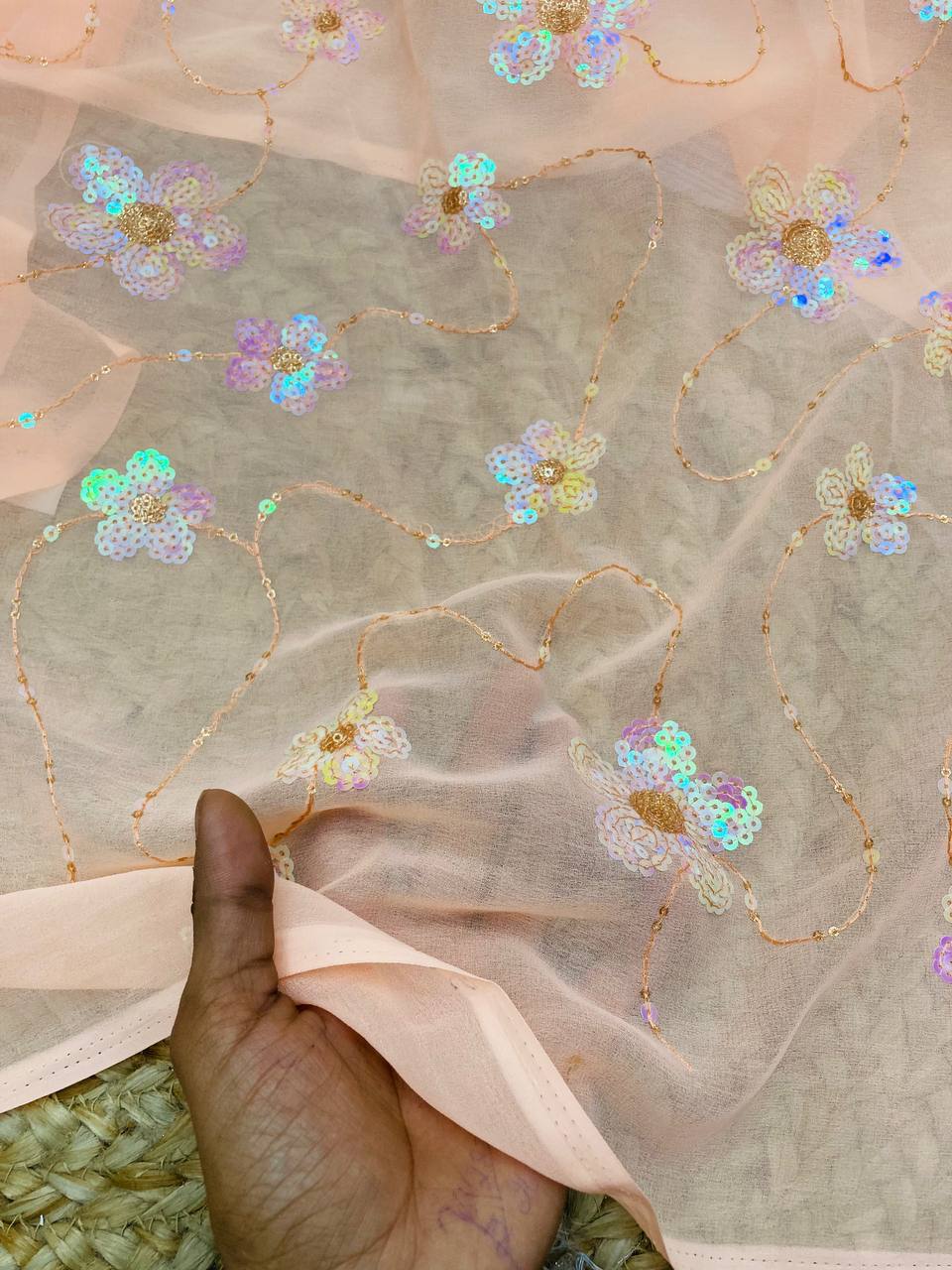 Cut Piece SALE- Premium Designer FABRICS IN SALE - Cut SIZE 3.50 Meter