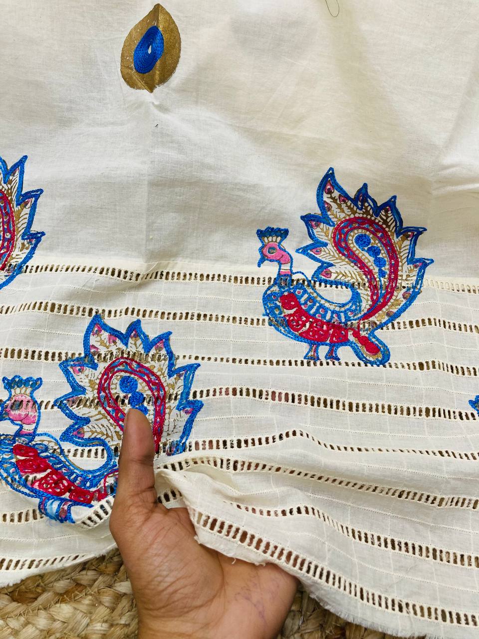 Cut Piece SALE- Premium Designer FABRICS IN SALE - Cut SIZE 2.50 Meter