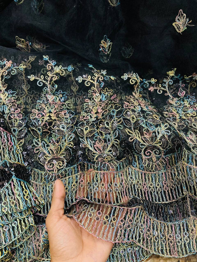 Cut Piece SALE- Premium Designer FABRICS IN SALE - Cut SIZE 3.25 Meter