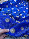 (Cut Piece SALE Fabric) Premium Handloom Banarasi Brocade FABRICS - Cut SIZE: 3 Meter