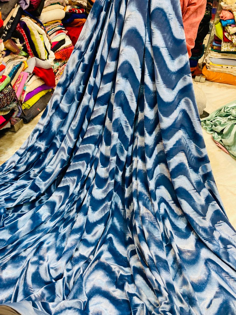 Premium Texture Embossed ICE VELVET (Big WIDTH!!)