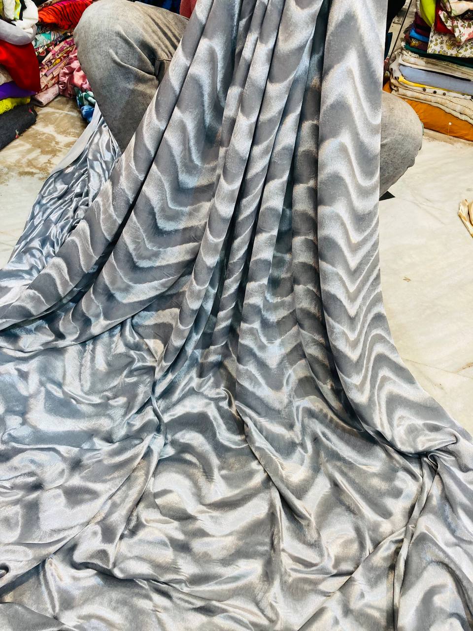 Premium Texture Embossed ICE VELVET (Big WIDTH!!)