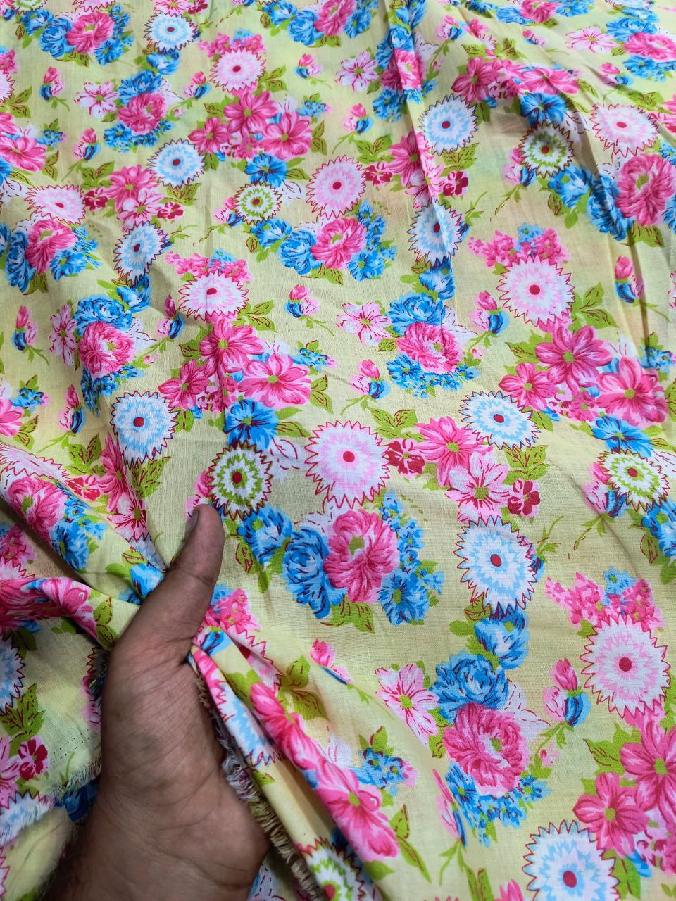 Most Premium Pure Cotton 80*80 PRINTED FABRIC (Big WIDTH!!)