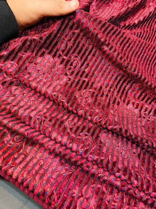 Premium Brasso Texture Velvet FABRIC (Big WIDTH!!)