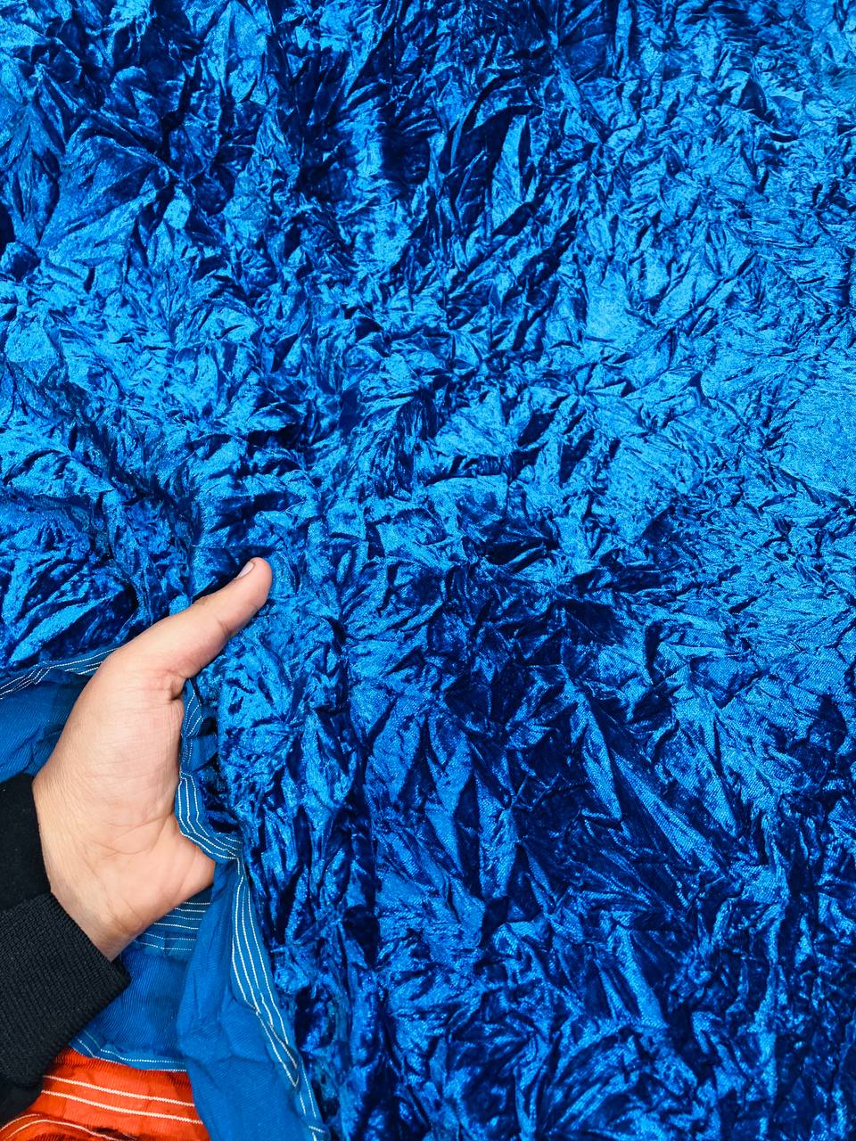 Most Premium Crushed 11000 VELVET FABRIC