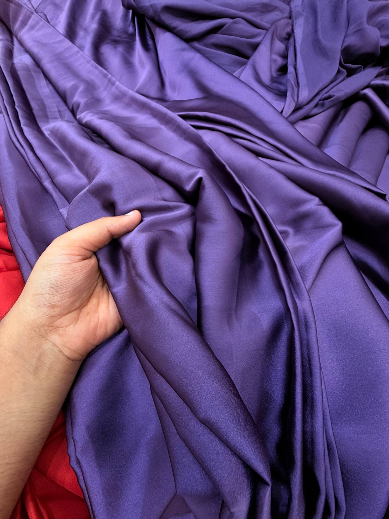 Premium Imported Quality Modal Armani Satin FABRIC (Big WIDTH!!)