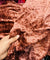 Most Premium Dimond ICE Velvet FABRIC - Reddish Pink (Big WIDTH!!)