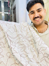 Most Premium Pure Mul Cotton FABRIC with Fine Dori Work