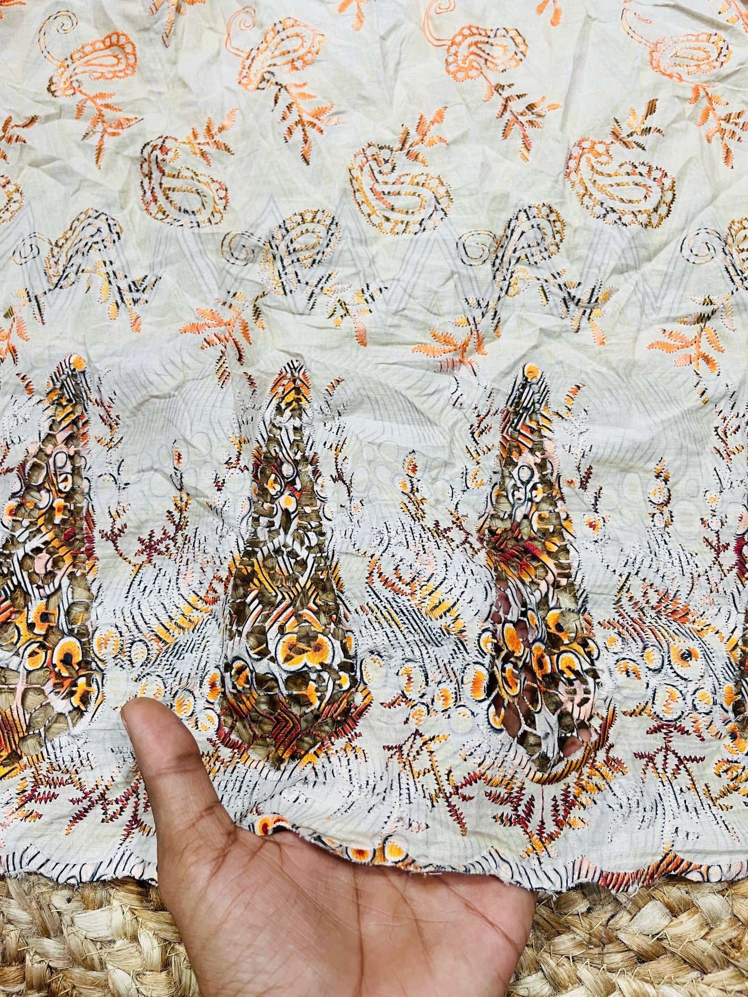 Cut Piece SALE- Premium Pure Designer FABRICS IN SALE - Cut SIZE: 1 Meter