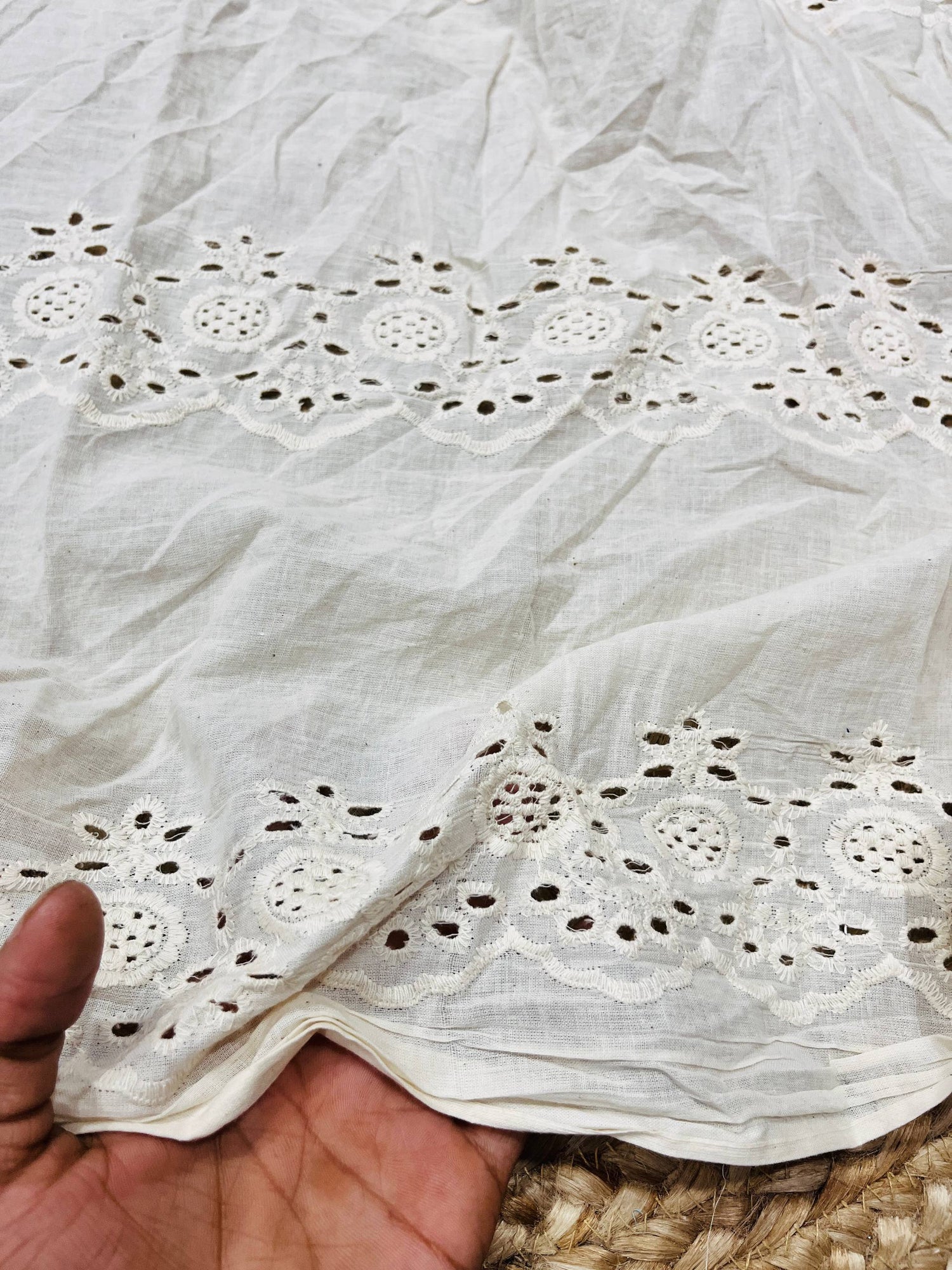 Cut Piece SALE- Premium Pure Designer FABRICS IN SALE - Cut SIZE: 0.60 Meter