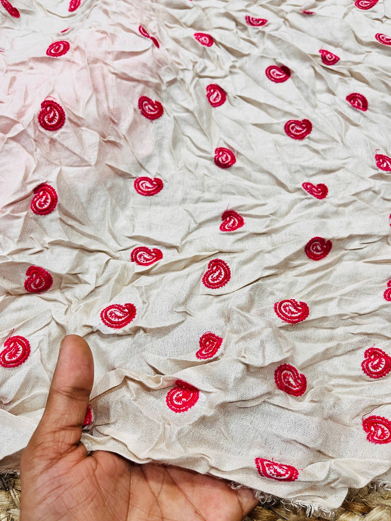 Cut Piece SALE- Premium Pure Designer FABRICS IN SALE - Cut SIZE: 1 Meter