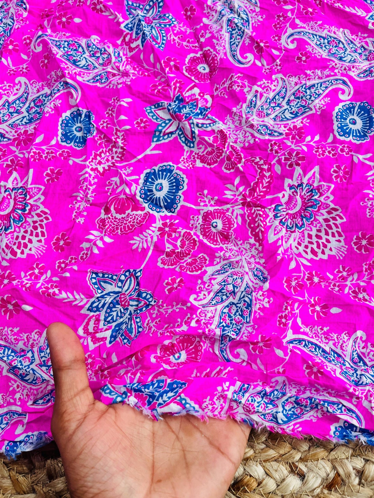 Cut Piece SALE- Premium Pure Designer FABRICS IN SALE - Cut SIZE: 0.60 Meter