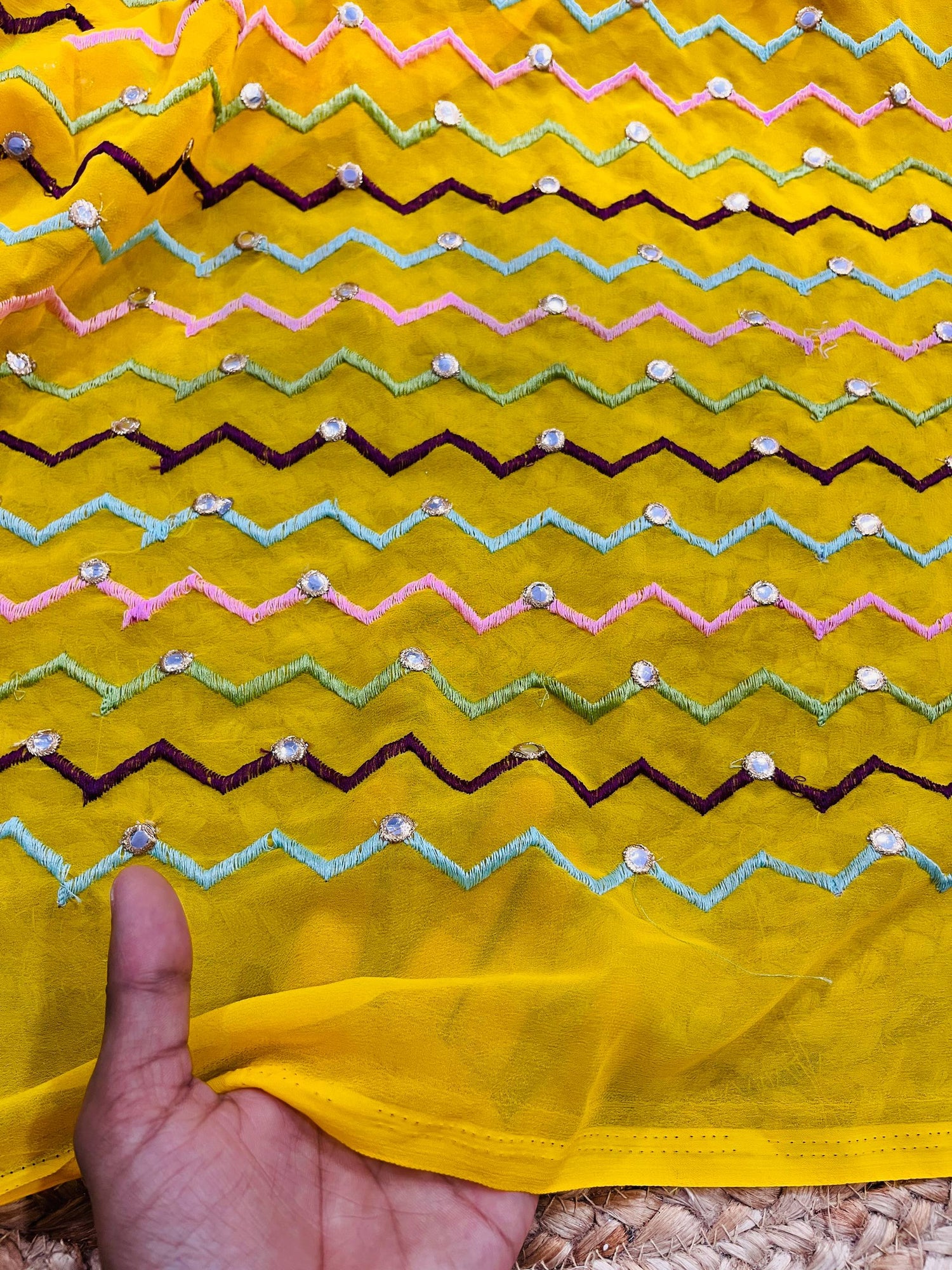 Cut Piece SALE- Premium Pure Designer FABRICS IN SALE - Cut SIZE 4.90 Meter