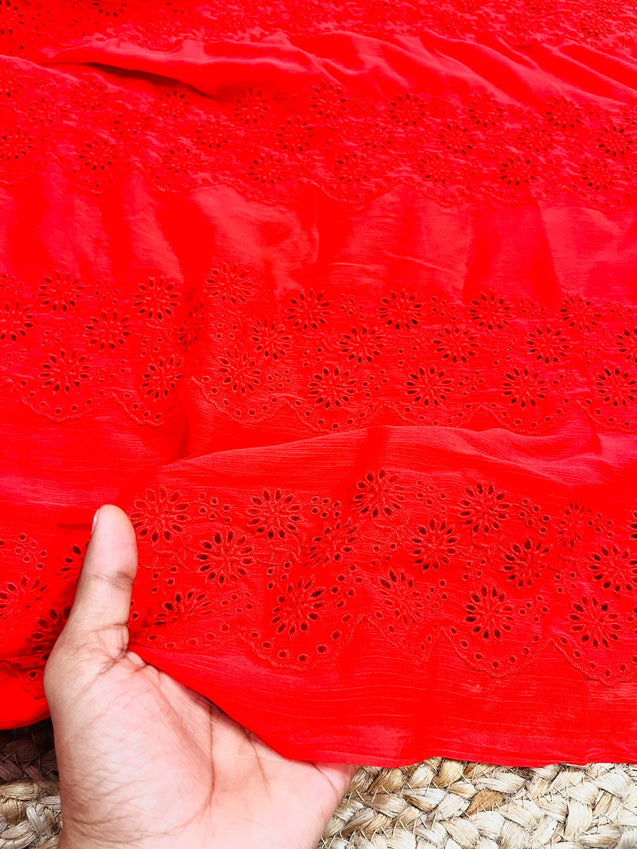 Cut Piece SALE- Premium Pure Designer FABRICS IN SALE - Cut SIZE 4.80 Meter