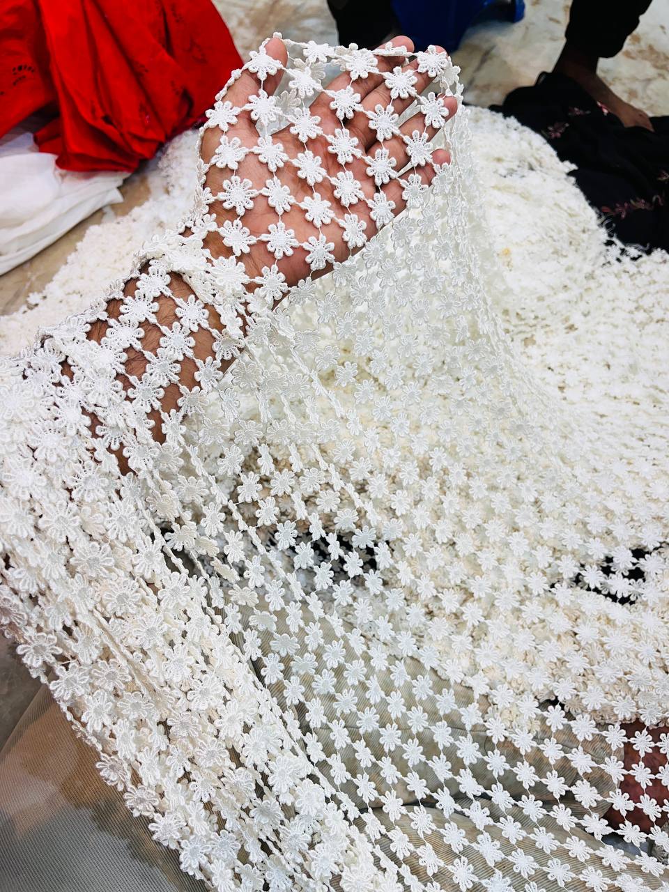 Premium Fine Crosia FABRIC (Big WIDTH!!) (Dyeable ALSO)