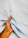 Most Premium Double Cloth Cotton FABRIC (Big WIDTH!!) (Sky Blue Color)
