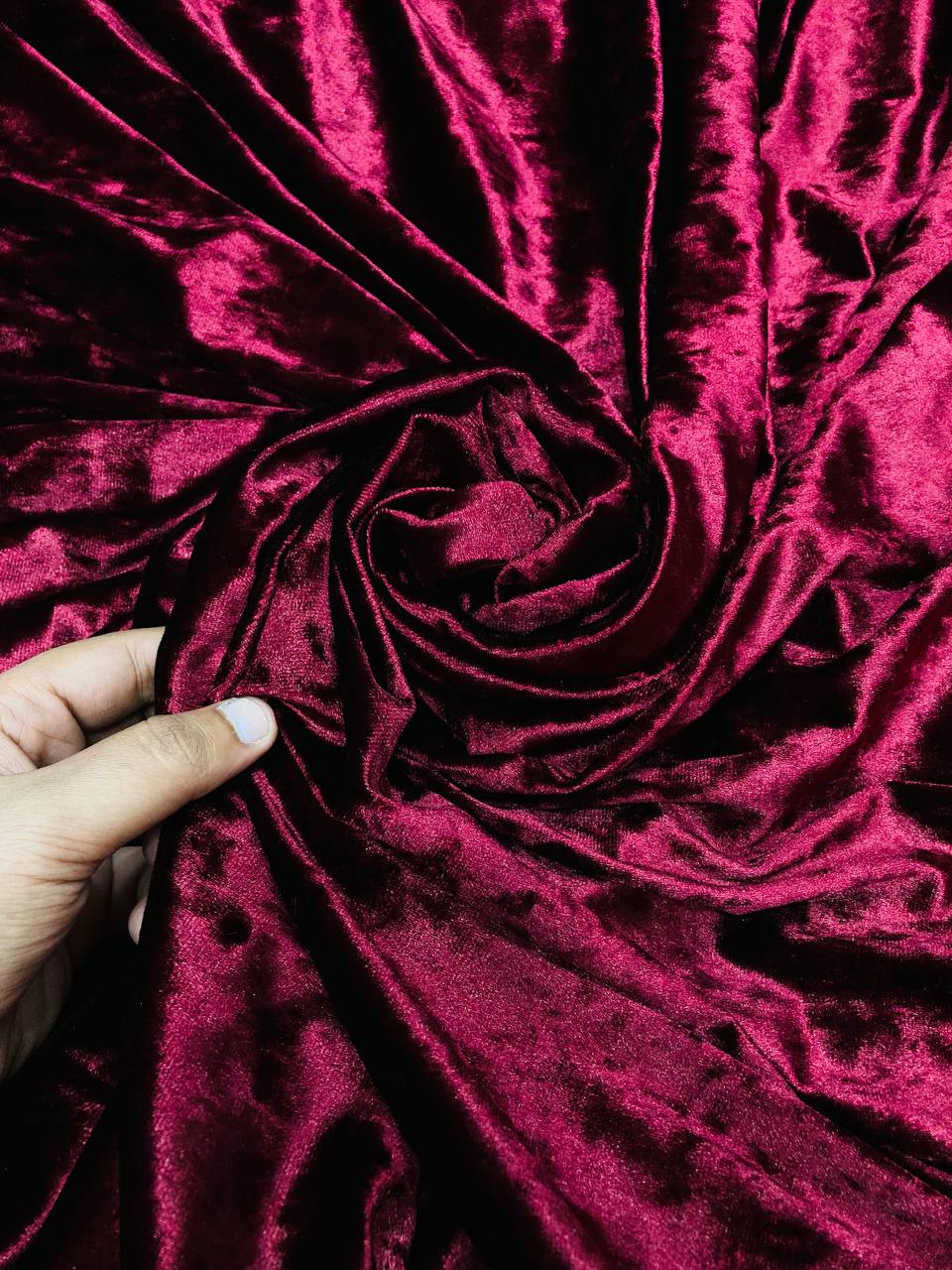 Premium Pure Imported ICE Velvet FABRIC (Big Width!!)