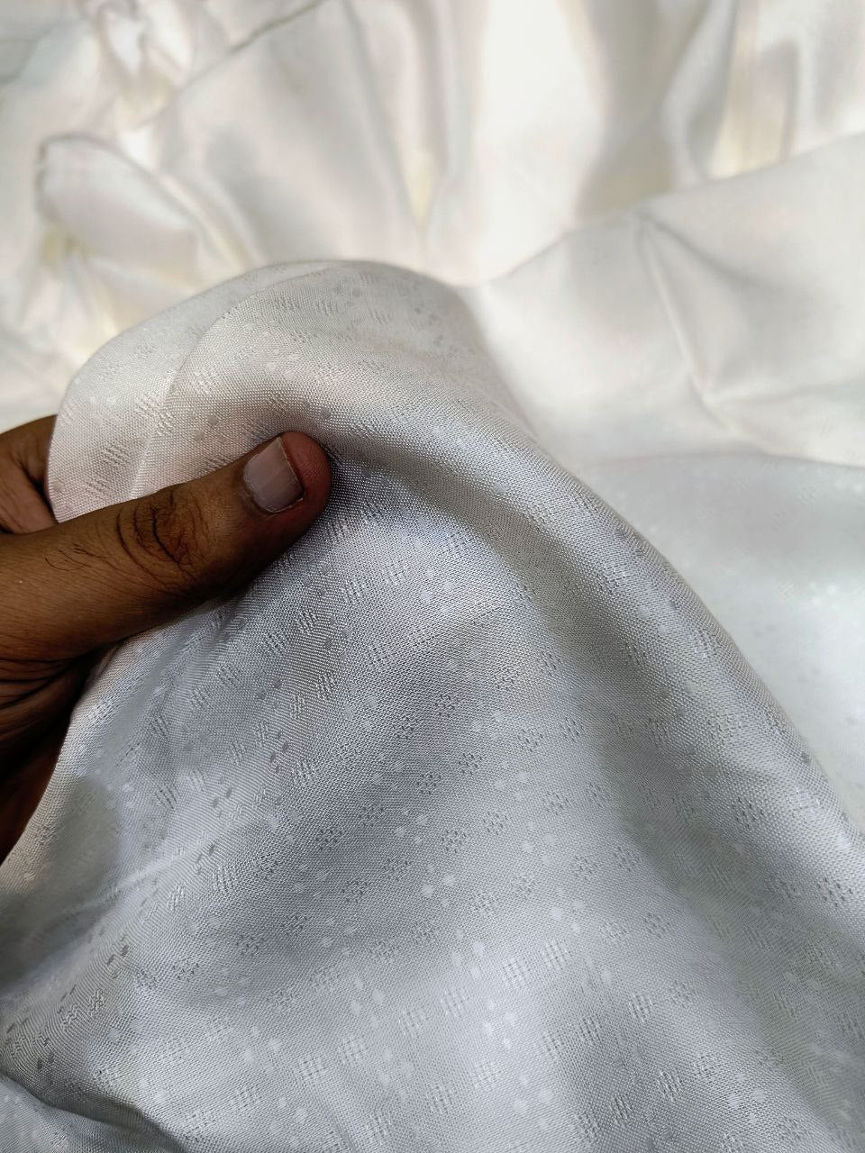 Most Premium Pure Dobby Modal Cotton FABRIC (Big WIDTH!!) (Dyeable Also)