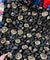 Most Premium Brasso ROSE Flower FABRIC - DARK BLUE (Big WIDTH!!)
