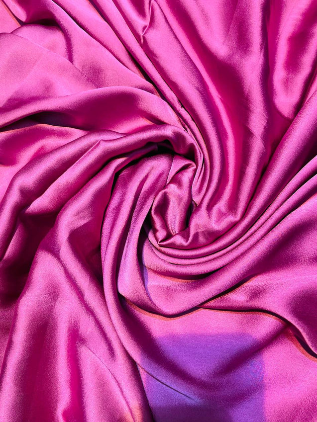 Premium Pure Modal Satin Fabric (Big WIDTH!!) - Pyazi PINK Colour