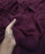 Most Premium Pure Viscose Georgette FABRIC (Purple WINE) (Big WIDTH!!)