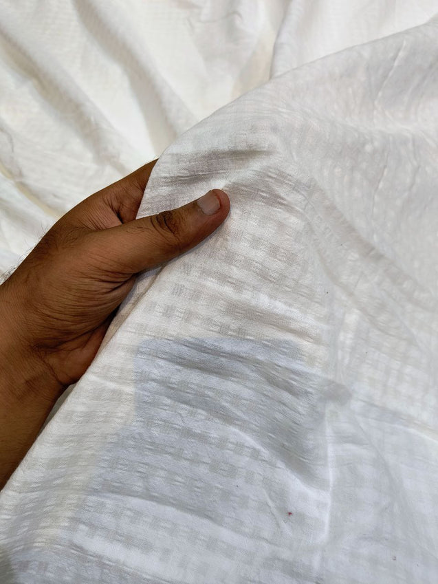 Most Premium Pure Dobby Cotton FABRIC (Big WIDTH!!) (Dyeable Also)