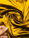Premium Pure Imported Silk Velvet FABRIC - GOLD