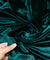Premium Pure Imported Silk Velvet FABRIC - DARK GREEN