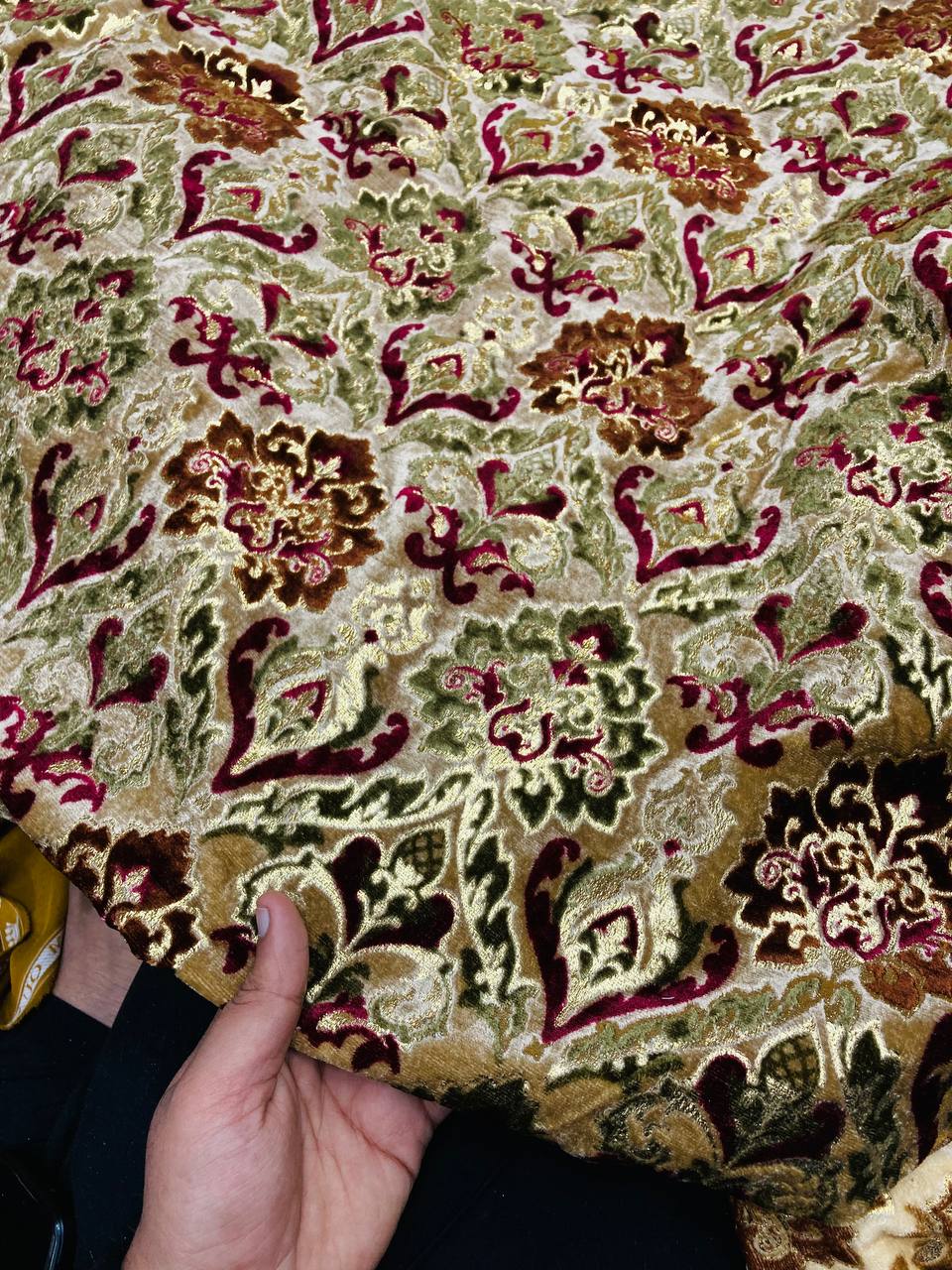 Most Premium Brasso VELVET FABRIC (Big WIDTH!!)