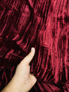 Premium Imported Crushed Velvet 9000 FABRIC - MAROON