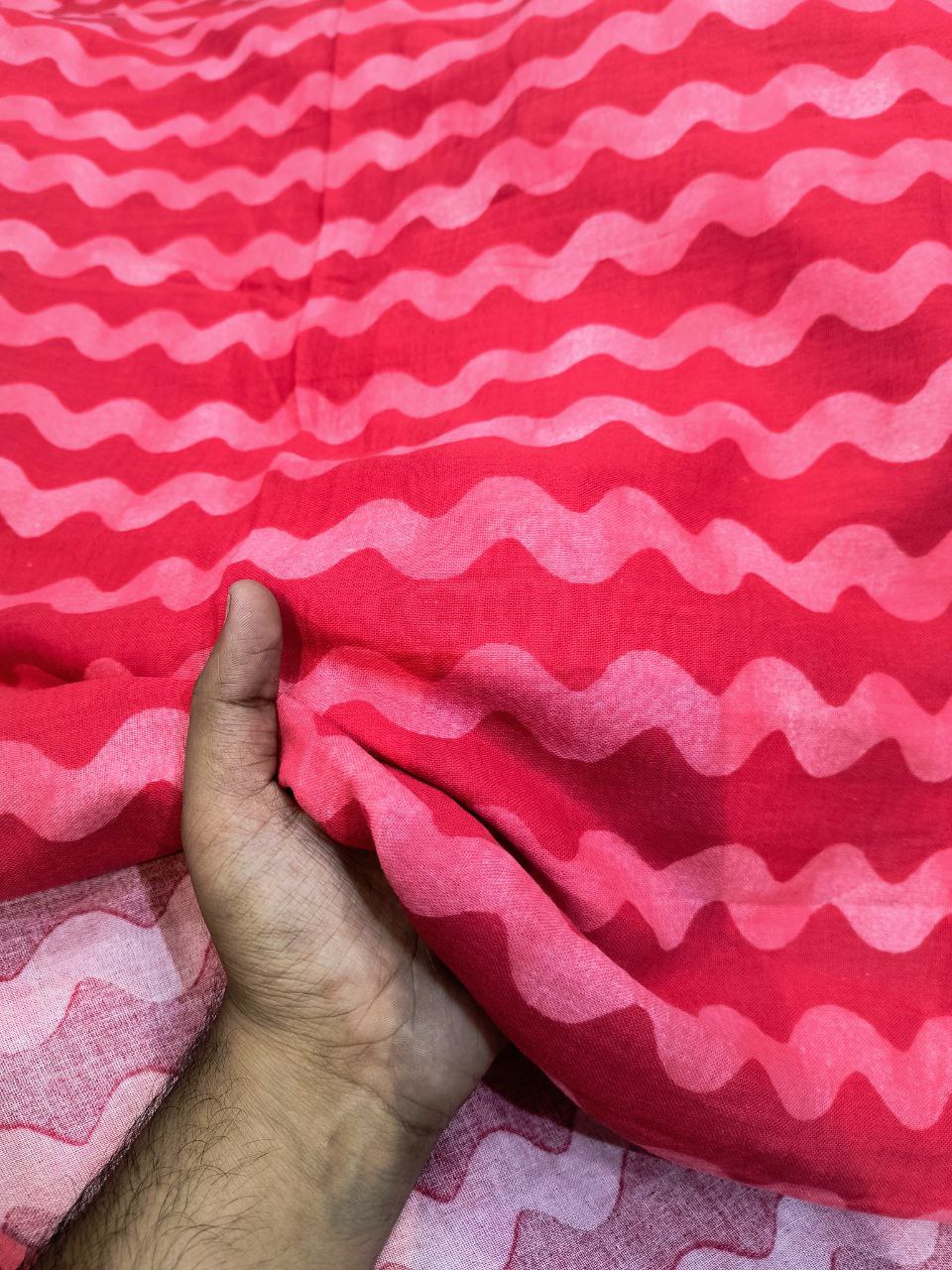 Most Premium Pure Double Cloth Cotton PRINTED FABRIC (Big WIDTH!!)