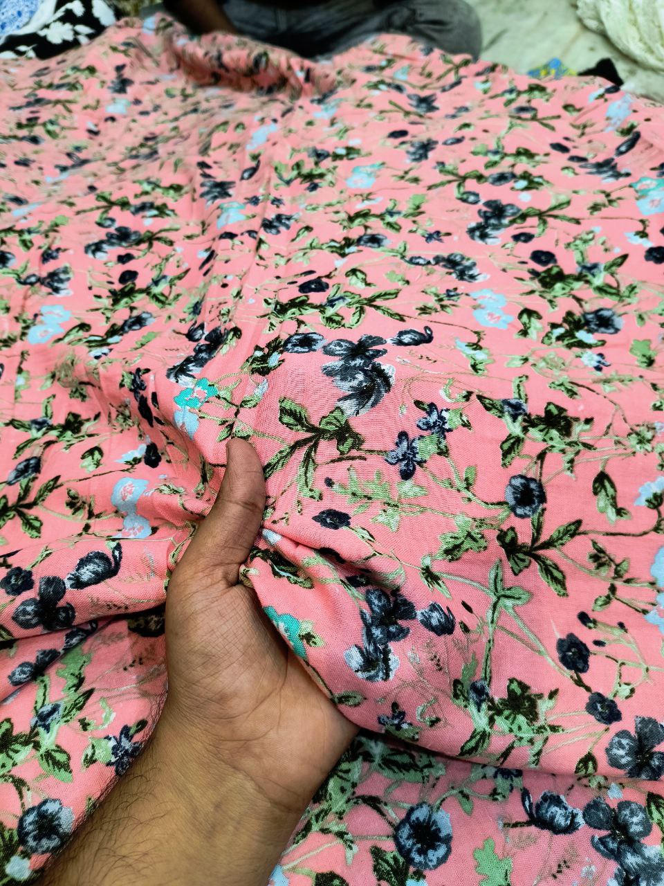 Most Premium Pure Double Cloth Cotton PRINTED FABRIC (Big WIDTH!!)