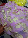 Most Premium Fine Zari Weaving On Pure Georgette FABRIC