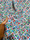 Most Premium Quality Of Pure Double Cloth Cotton FABRIC - Printed (Big WIDTH!!)