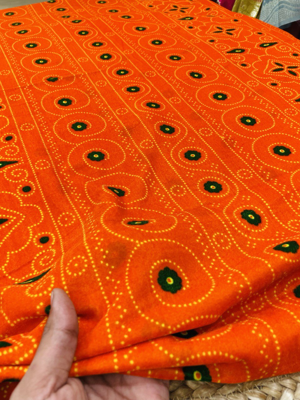 Premium Imported Digital Printed Velvet Fabric (Cut Size 2.5 Meter)