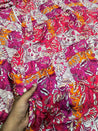 Most Premium Pure Rayon Crepe Fabric Printed (Big WIDTH!!)